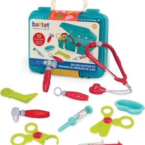 Battat Doctor Kit for Kids - Red and Teal